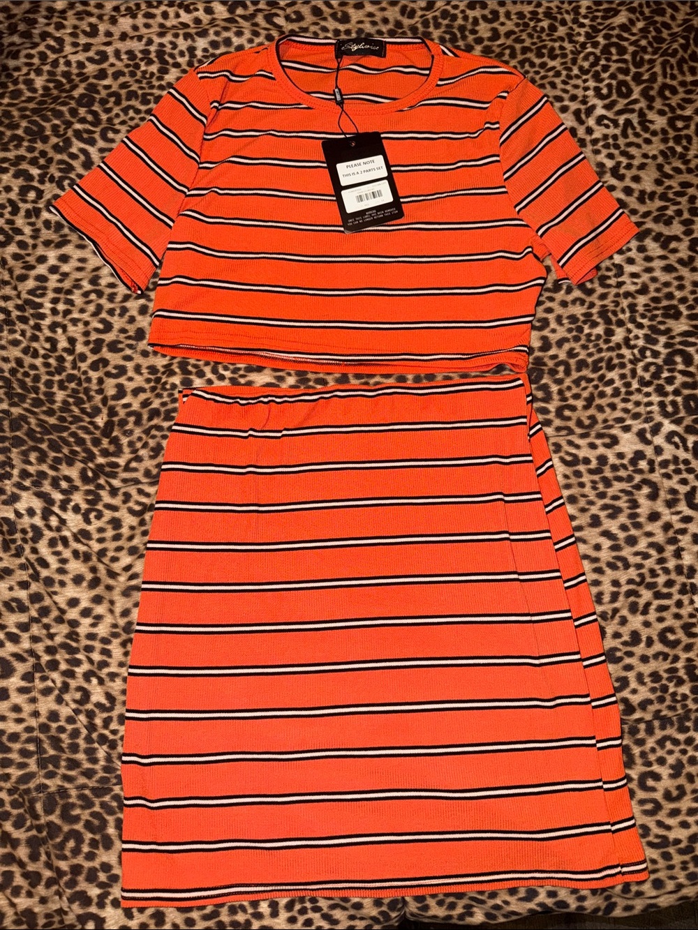 NEW Missguided Skirt Set